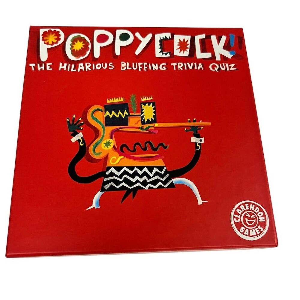 Poppycock! Hilarious Bluffing Trivia Party Game by Clarendon Games